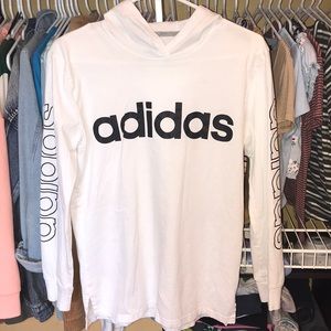 ADIDAS hooded long sleeve